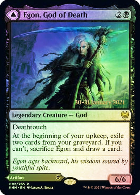 Egon, God of Death // Throne of Death (PRE-92S) - Kaldheim Promos Foil