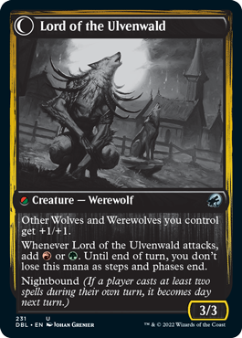 Kessig Naturalist // Lord of the Ulvenwald (DBL-231) - Innistrad: Double Feature: (Double Faced Transform)