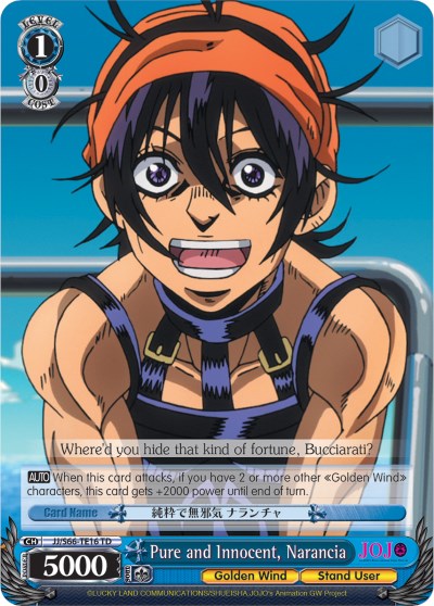 Pure and Innocent, Narancia (JJ/S66-TE16 TD) - JoJo's Bizarre Adventure: Golden Wind
