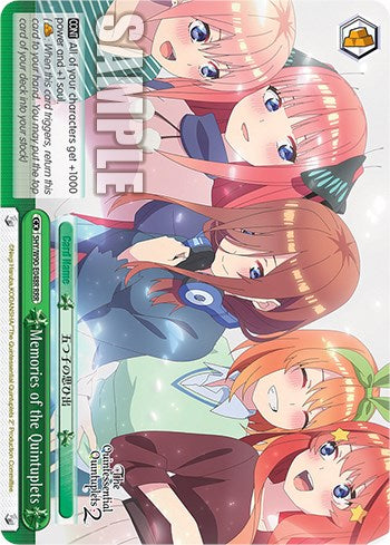 Memories of the Quintuplets (RRR) (5HY/W90-E048R RRR) - The Quintessential Quintuplets 2