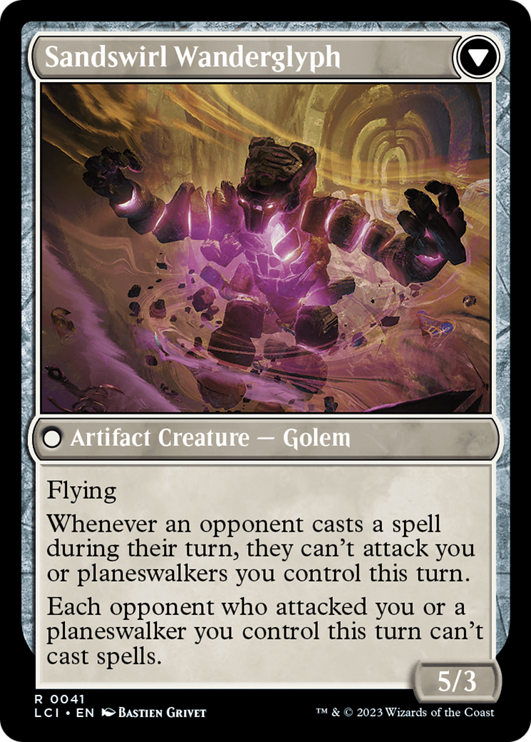 Unstable Glyphbridge // Sandswirl Wanderglyph (PRE-041) - The Lost Caverns of Ixalan Promos Foil