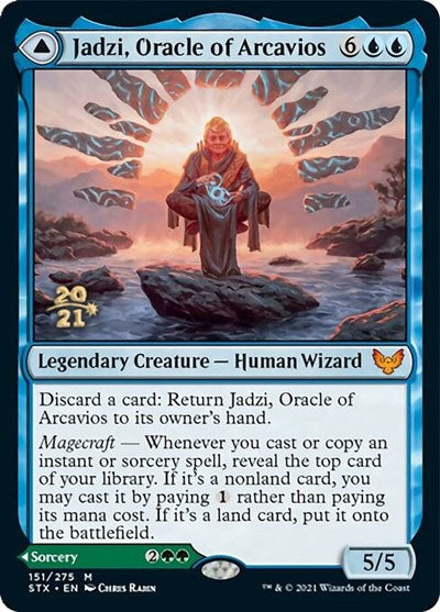 Jadzi, Oracle of Arcavios // Journey to the Oracle (PRE-151S) - Strixhaven: School of Mages Promos Foil