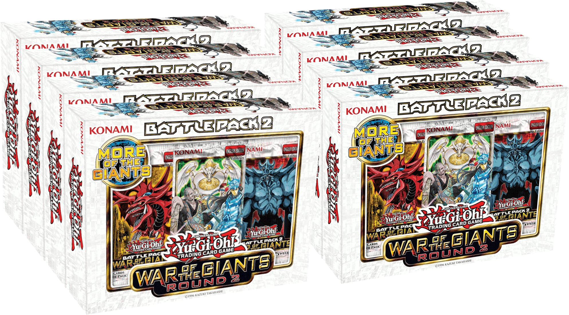 War of the Giants: Round 2 - Battle Pack 2 Display