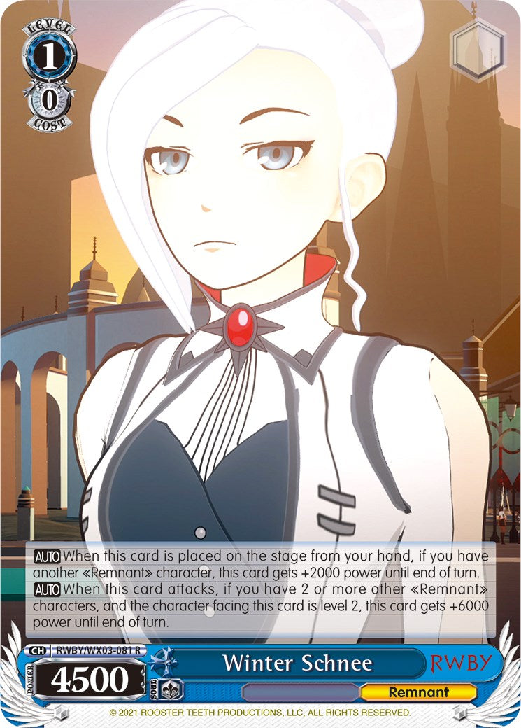 Winter Schnee (RWBY/WX03-081 R) - RWBY