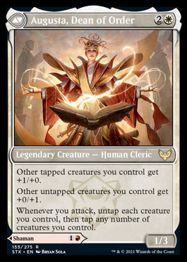 Plargg, Dean of Chaos // Augusta, Dean of Order (STX-155) - Strixhaven: School of Mages