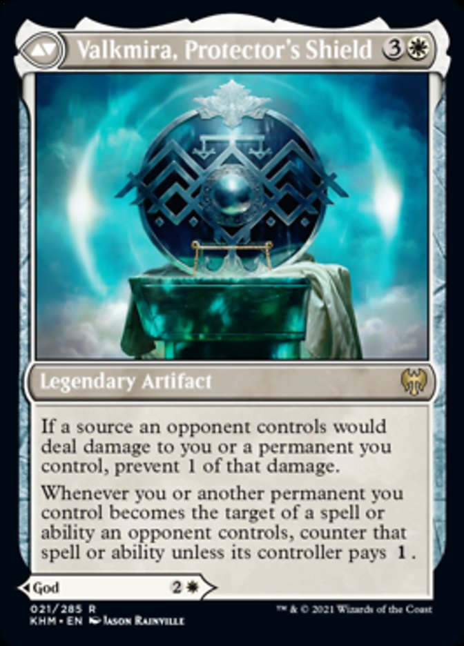 Reidane, God of the Worthy // Valkmira, Protector's Shield (KHM-021) - Kaldheim