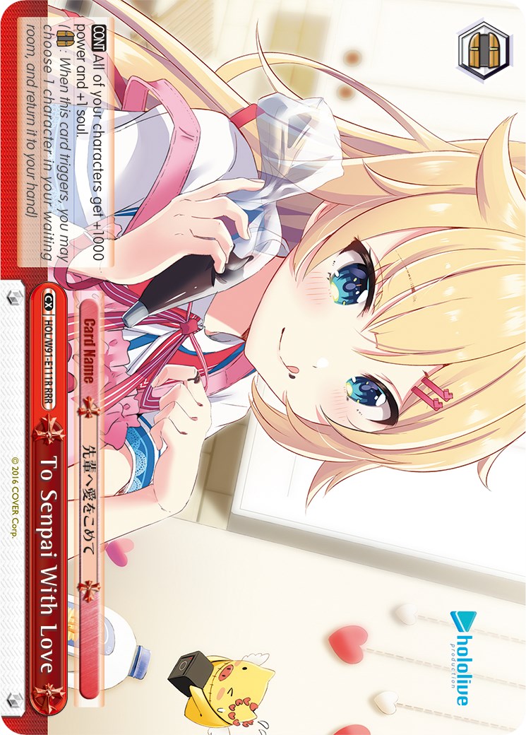 To Senpai With Love (RRR) (HOL/W91-E111R RRR) - hololive production