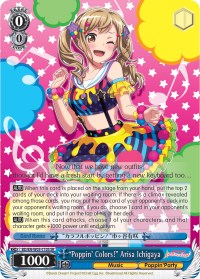 "Poppin'Colors!" Arisa Ichigaya (SR) (BD/EN-W03-110S SR) - BanG Dream! Girls Band Party! MULTI LIVE