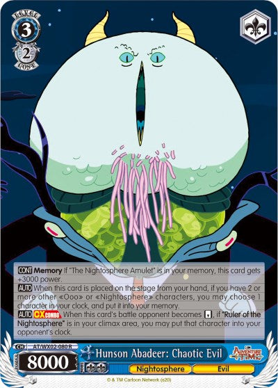Hunson Abadeer: Chaotic Evil (AT/WX02-080 R) - Adventure Time