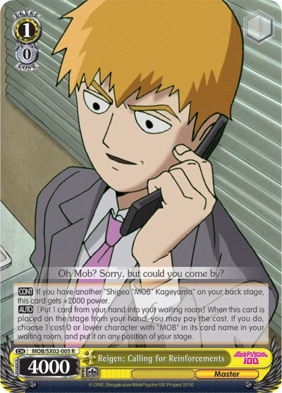 Reigen: Calling for Reinforcements (MOB/SX02-005 R) - Mob Psycho 100