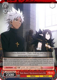 "Shadow Maneuvers" Shirou Kotomine & Assassin of Red (APO/S53-TE02 TD) - Fate/Apocrypha