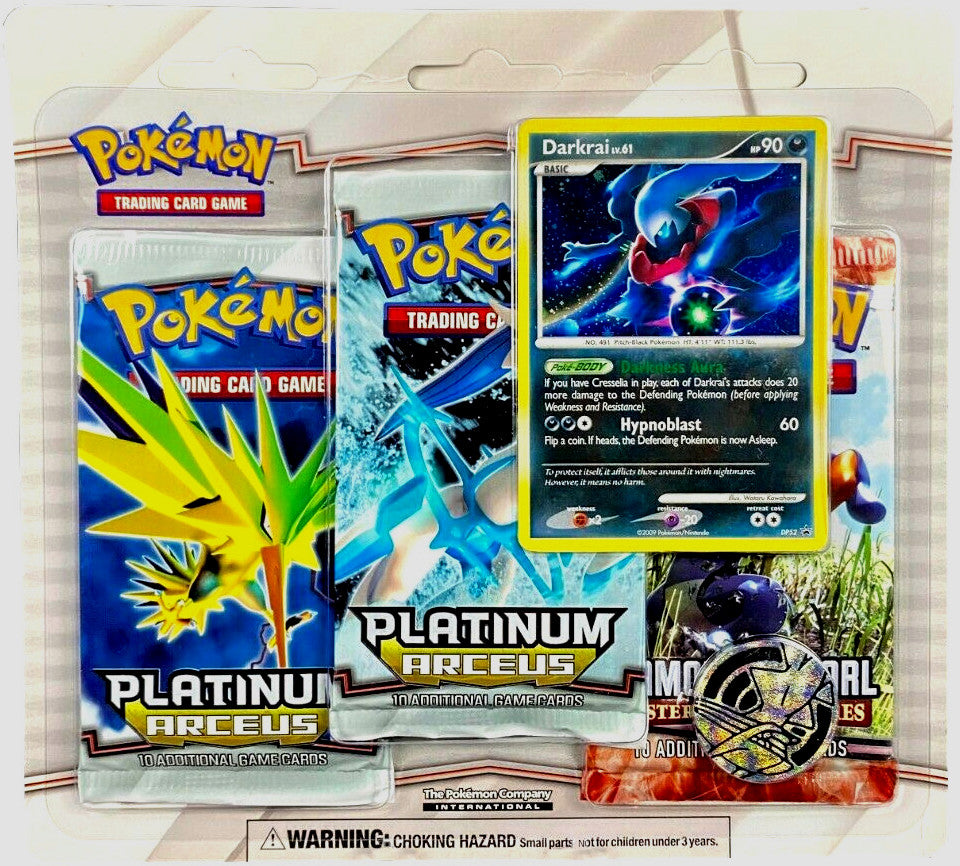 Platinum: Arceus - 3-Pack Blister (Darkrai) Platinum: Arceus - 3-Pack Blister (Darkrai)