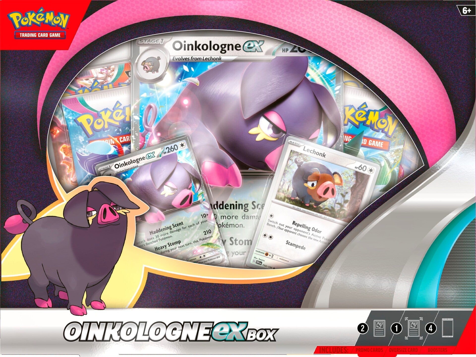 oinkologne pokemon card Oinkologne EX Full Art Rare Scarlet & Violet Base 234/198, NM Pokemon