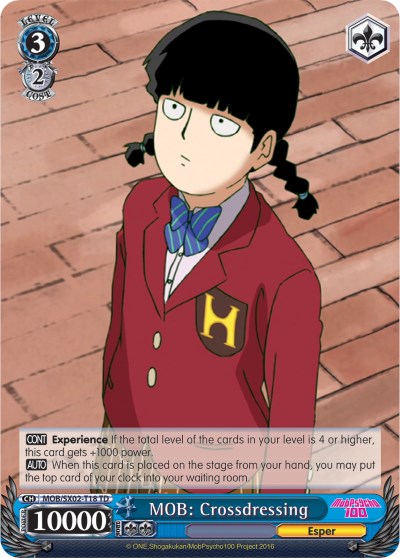 MOB: Crossdressing (MOB/SX02-T18 TD) - Mob Psycho 100
