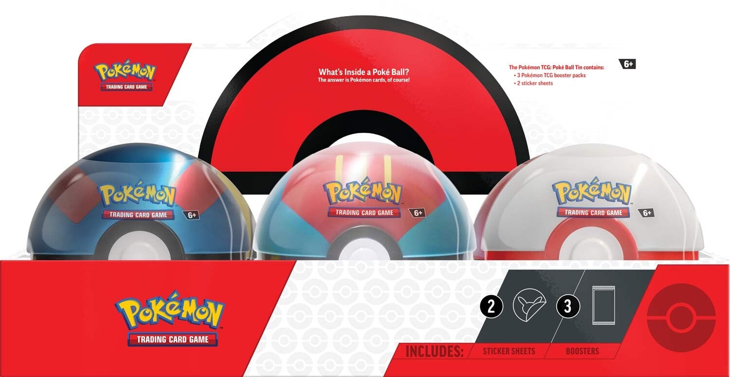 Pokemon: Poke Ball Tin - Display (2023)