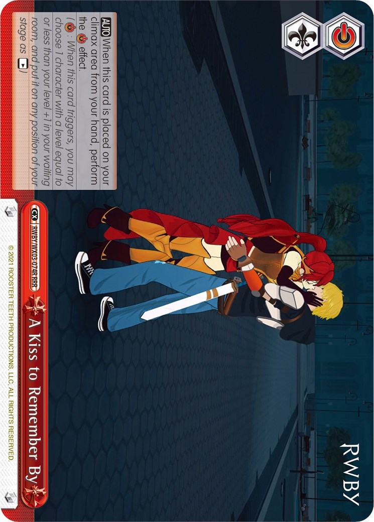 A Kiss to Remember By (RRR) (RWBY/WX03-074R RRR) - RWBY