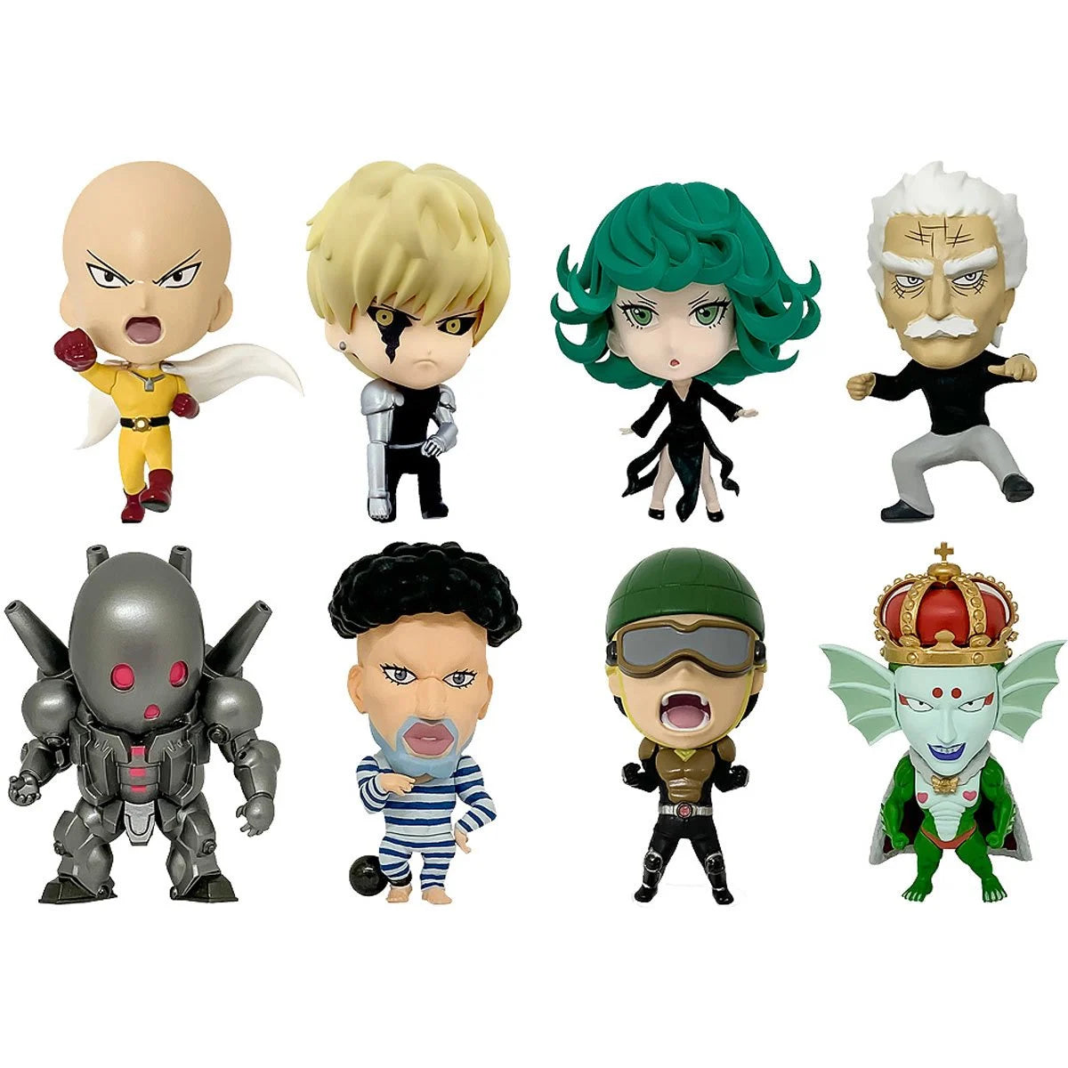 One-Punch Man 16d Figure Collection Vol. 2 Mini-Figures Set of 8