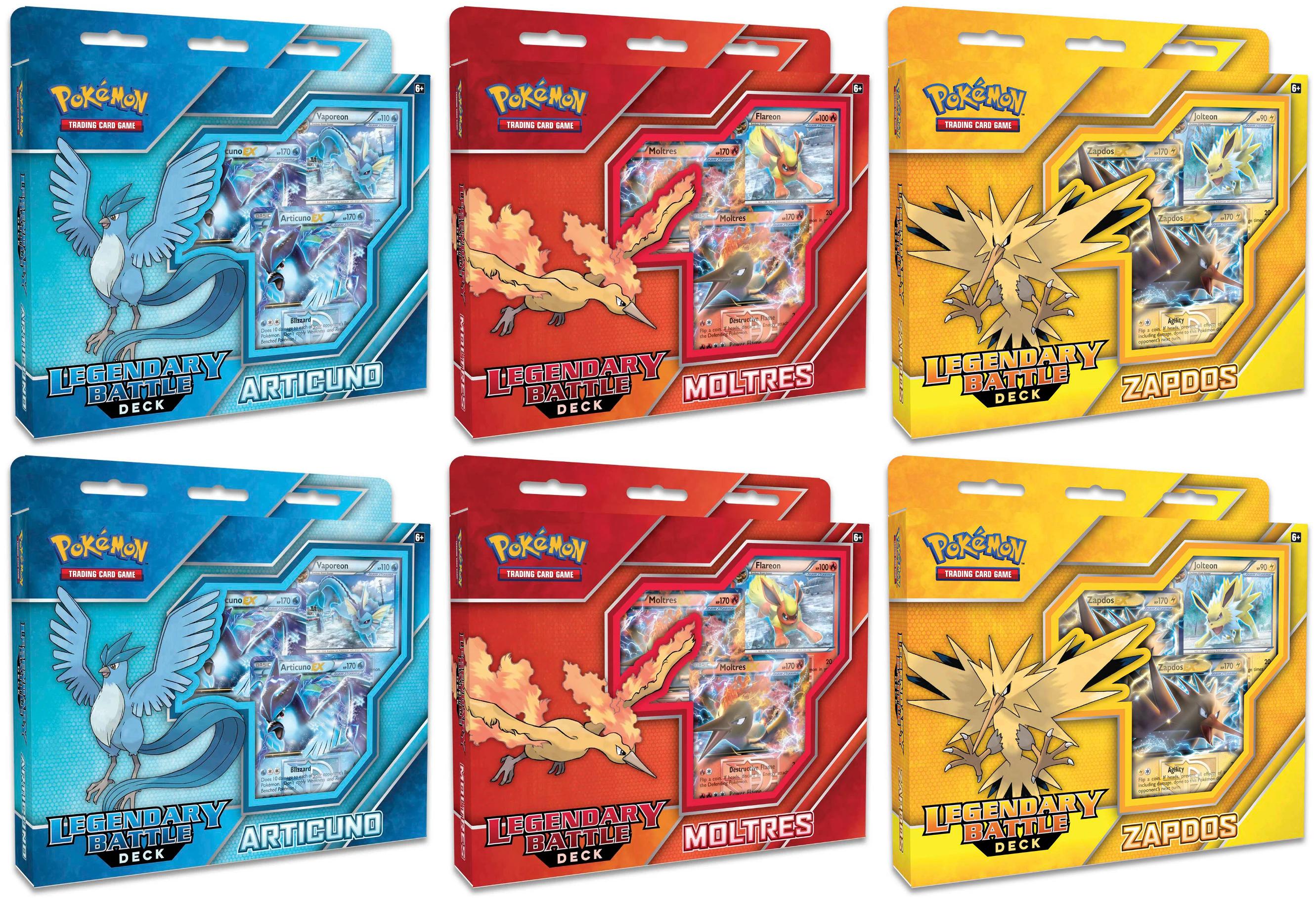 Legendary Battle Deck Display (Articuno, Zapdos & Moltres)
