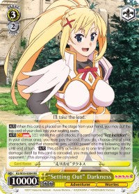 "Setting Out" Darkness (KS/W55-E004 RR) - KonoSuba 2