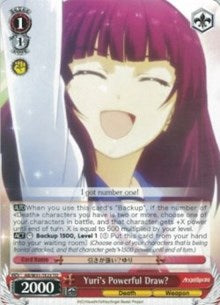 Yuri's Powerful Draw? (AB/W31-TE23 TD) - Angel Beats! Re:Edit