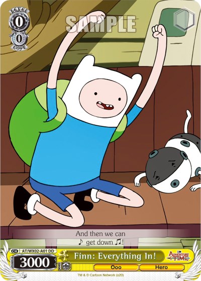 Finn: Everything In! (AT/WX02-A01) - Adventure Time
