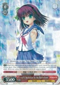 Yuri's Invitation to the Battlefront (AB/W31-E060 R) - Angel Beats! Re:Edit