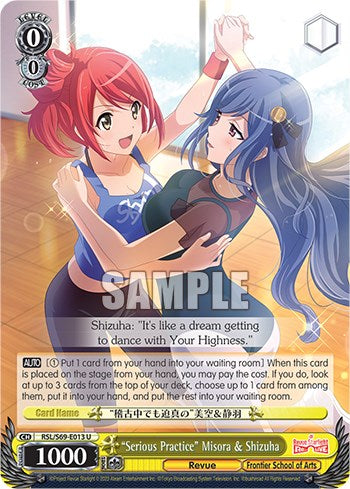 "Serious Practice" Misora & Shizuha (RSL/S69-E013 U) - Revue Starlight -Re LIVE-