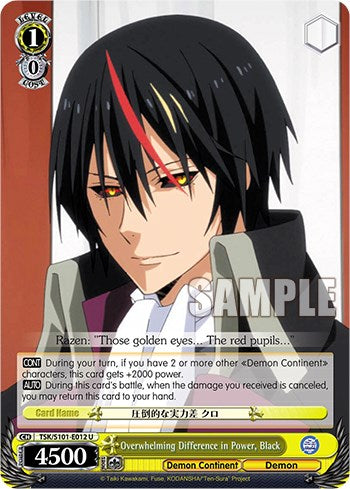 Overwhelming Difference in Power, Black (TSK/S101-E012 U) - That Time I Got Reincarnated as a Slime Vol.3