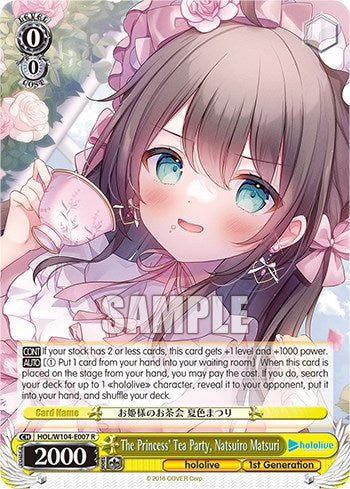 The Princess' Tea Party, Natsuiro Matsuri (HOL/W104-E007 R) - hololive production Vol.2