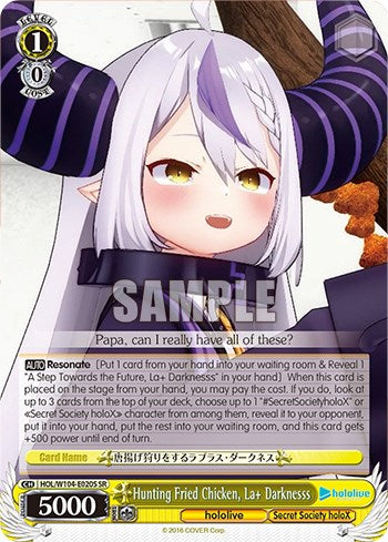 Hunting Fried Chicken, La+ Darknesss (SR) (HOL/W104-E020S SR) - hololive production Vol.2