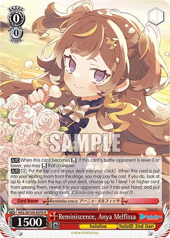 Reminiscence, Anya Melfissa (HOL/W104-E078 R) - hololive production Vol.2