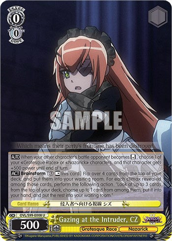 Gazing at the Intruder, CZ (OVL/S99-E008 U) - Nazarick: Tomb of the Undead Vol.2