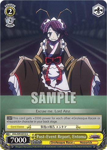 Post-Event Report, Entoma (OVL/S99-E014 U) - Nazarick: Tomb of the Undead Vol.2