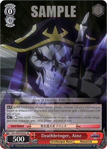 Deathbringer, Ainz (SR) (OVL/S99-E055S SR) - Nazarick: Tomb of the Undead Vol.2