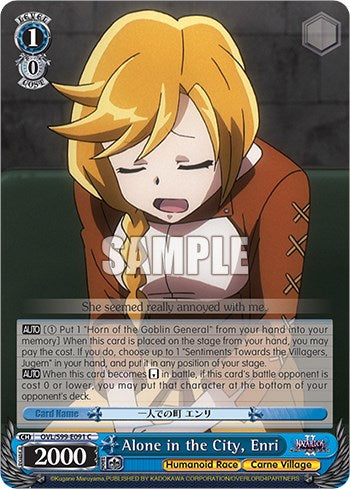 Alone in the City, Enri (OVL/S99-E091 C) - Nazarick: Tomb of the Undead Vol.2