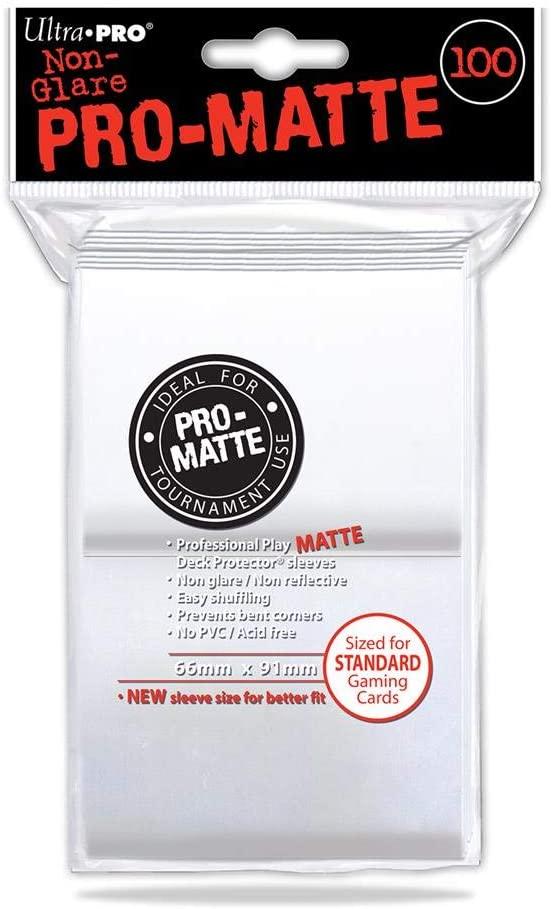 Ultra Pro Deck Protector Standard Size Sleeves Matte 100-Count - Josh's Cards