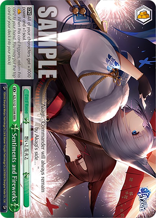 Sentiments and Fireworks (RRR) (AZL/S102-TE59R RRR) - Azur Lane