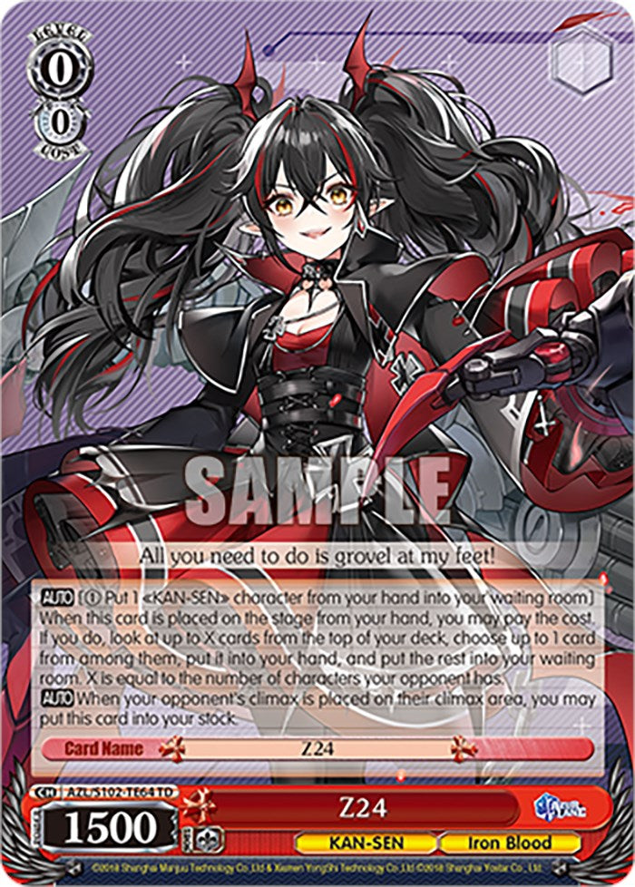 Z24 (AZL/S102-TE64 TD) - Azur Lane