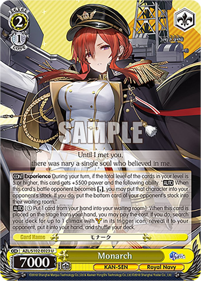Monarch (AZL/S102-E023 U) - Azur Lane