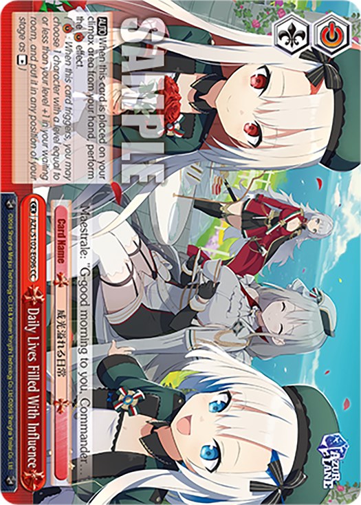 Daily Lives Filled With Influence (AZL/S102-E096 CC) - Azur Lane