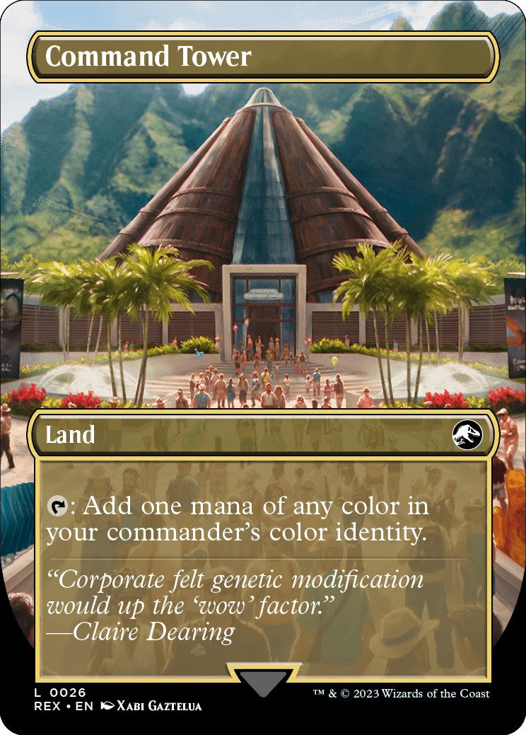 Command Tower // Command Tower (REX-026) - Jurassic World Collection (Borderless)