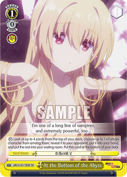 At the Bottom of the Abyss (ARI/S103-TE08 TD) - Arifureta: From Commonplace to World's Strongest