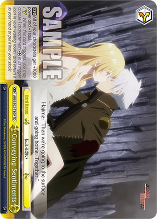 Conveying Sentiments (ARI/S103-TE09 TD) - Arifureta: From Commonplace to World's Strongest
