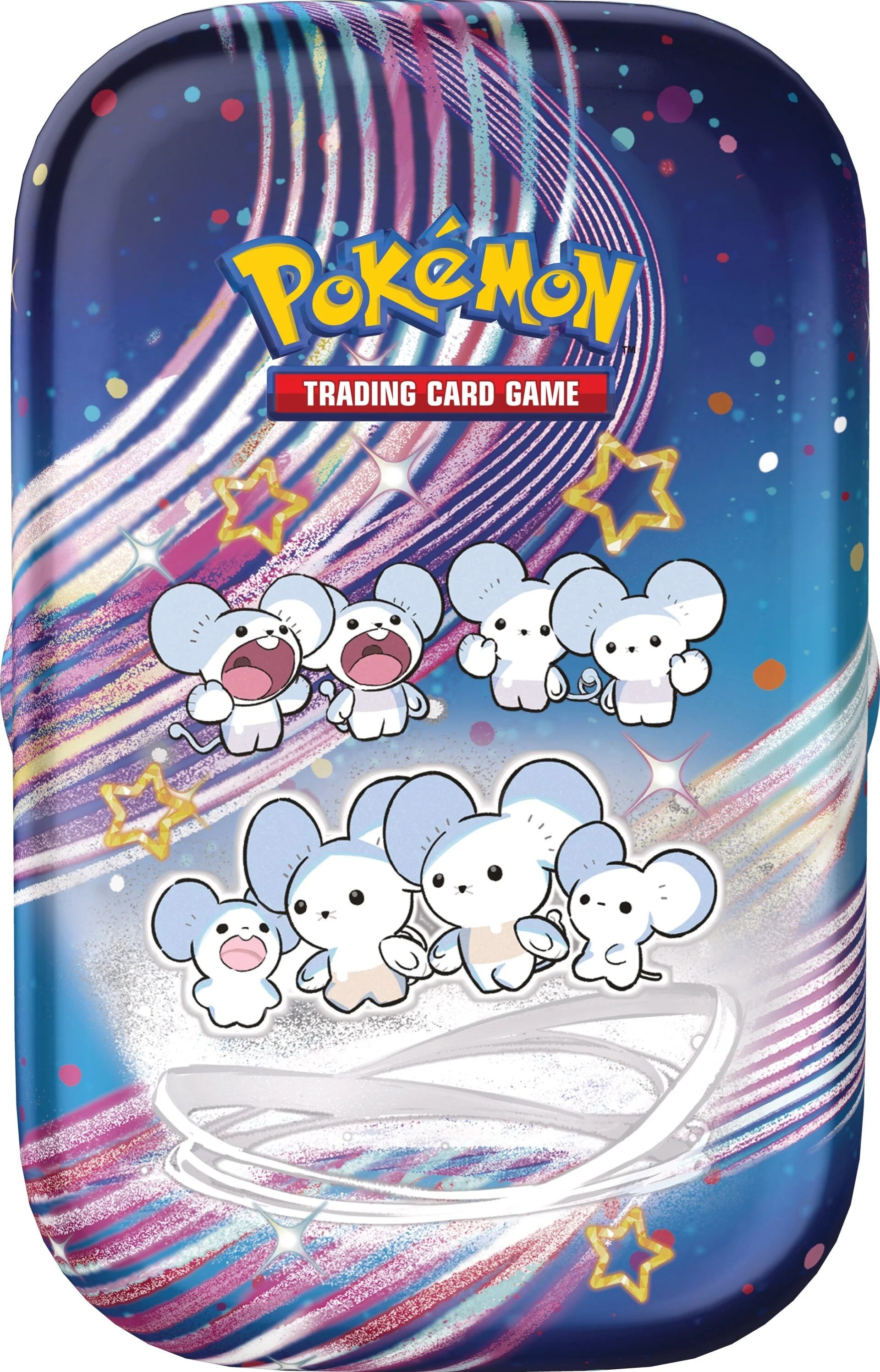 pokemon trading card game paldean fates mini tin Tins Offically licensed Pokemon collectible. Scarlet & Violet: Paldean Fates