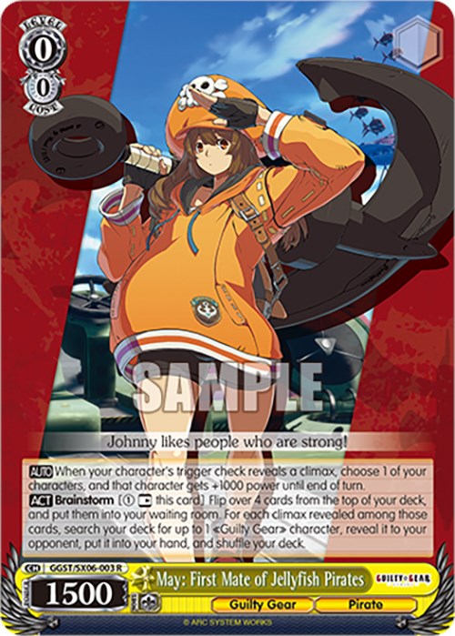 May: First Mate of Jellyfish Pirates (GGST/SX06-003 R) - Guilty Gear -Strive-