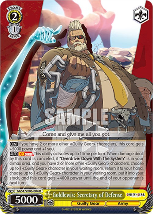 Goldlewis: Secretary of Defense (GGST/SX06-004 R) - Guilty Gear -Strive-