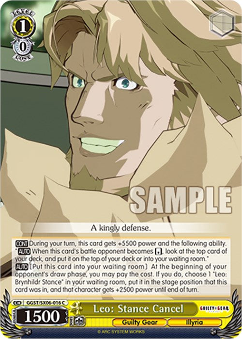 Leo: Stance Cancel (GGST/SX06-016 C) - Guilty Gear -Strive-