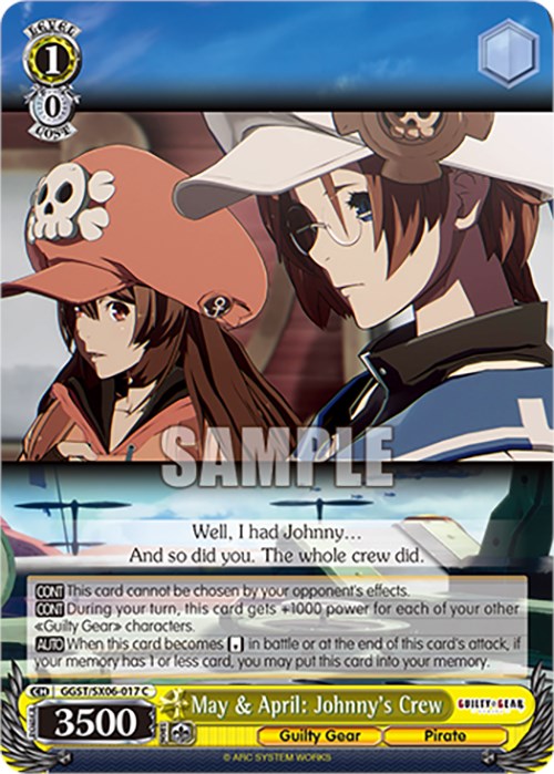 May & April: Johnny's Crew (GGST/SX06-017 C) - Guilty Gear -Strive-