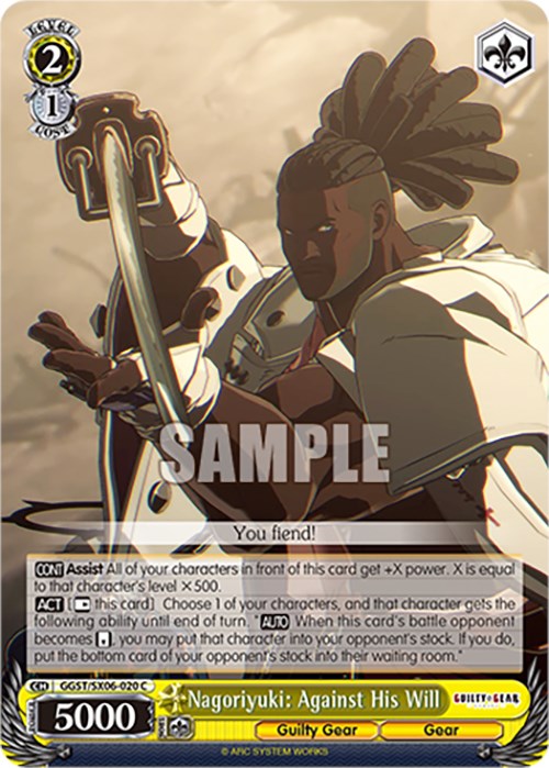 Nagoriyuki: Against His Will (GGST/SX06-020 C) - Guilty Gear -Strive-