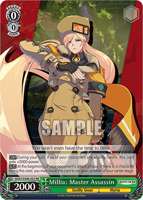 Millia: Master Assassin (GGST/SX06-027 RR) - Guilty Gear -Strive-